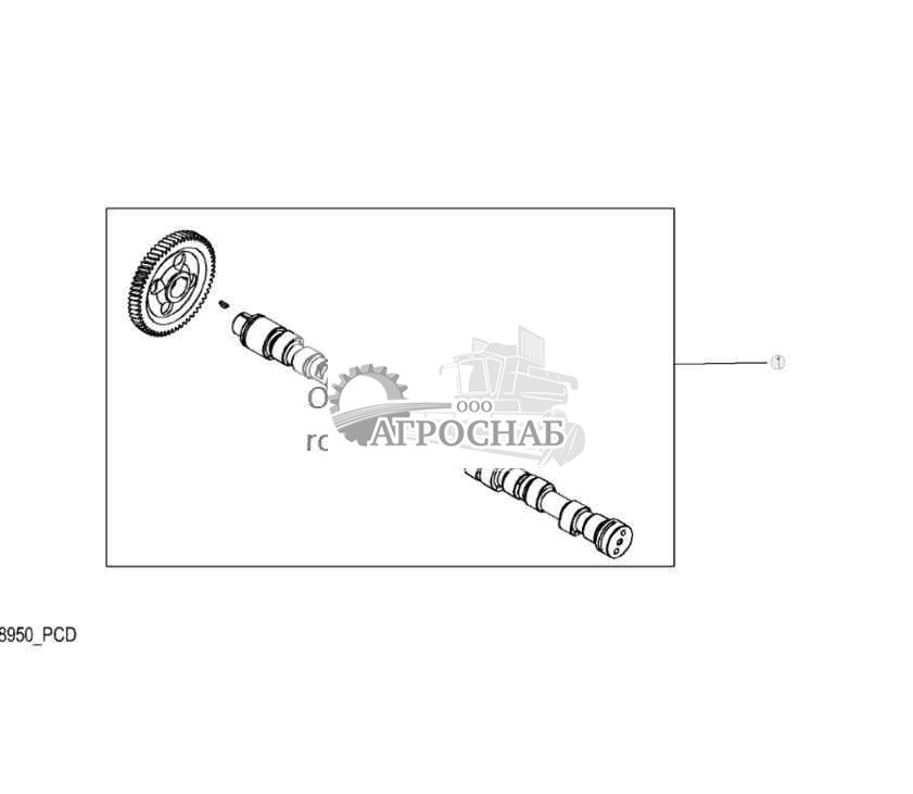 9901 Распределительный вал и шестерня распределительного вала 